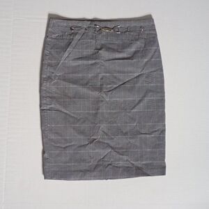 Soho Apparel Medium Checkered Chain Plaid Pencil Skirt Career Office Y2K 90s